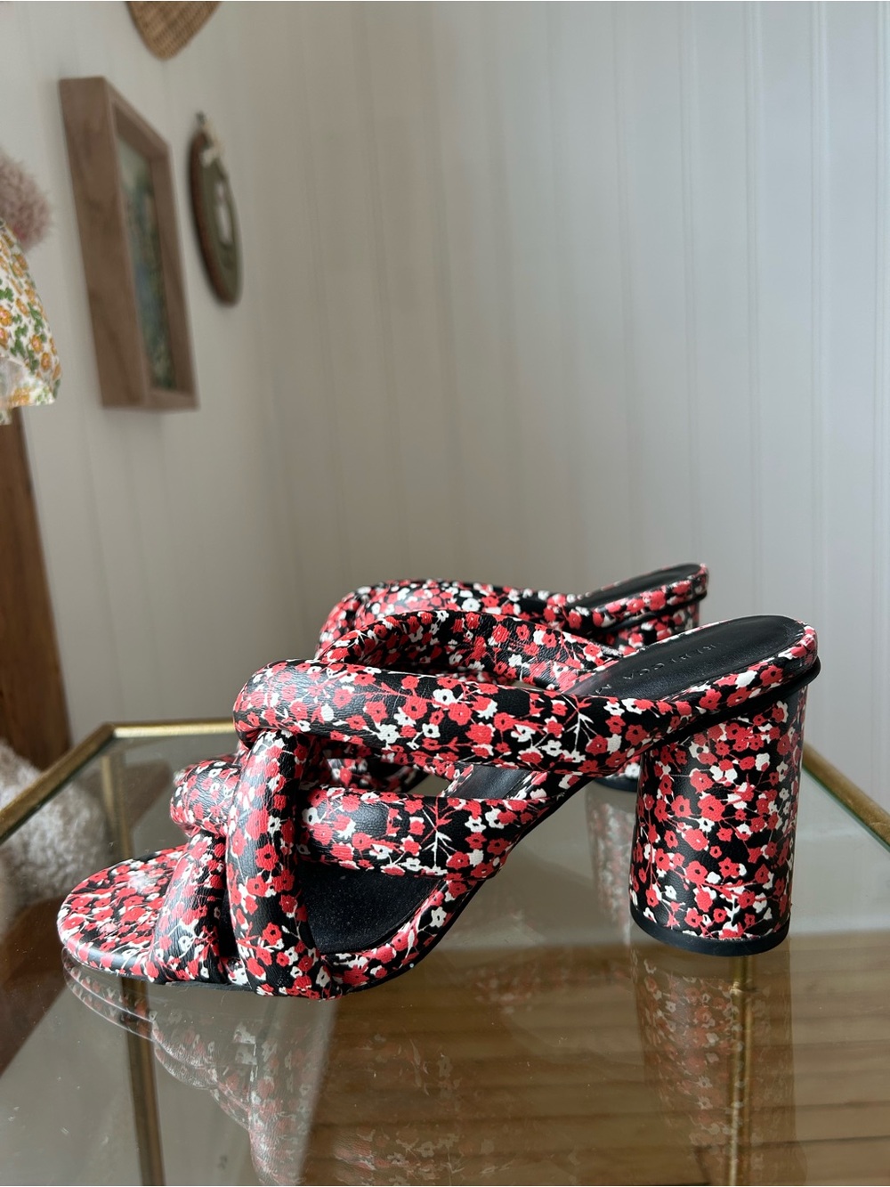 Rebecca Minkoff Amandine Floral Print Slide Sandal/Mule.